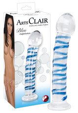 You2Toys - Arts Clair Bleu - spirális üveg dildó