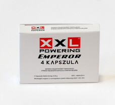 XXL powering Satisfy - erős, étrend-kiegészítő kapszula férfiaknak (4db)