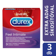 Durex Feel Intimate - vékonyfalú óvszer (3db)