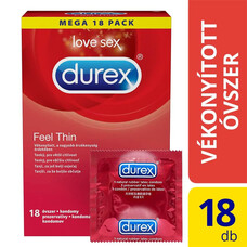 Durex Feel Thin - élethű érzés óvszer (18db)