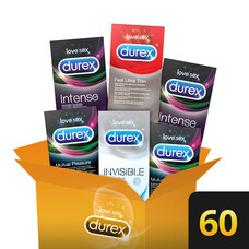 Durex Premium - extra élvezet óvszer csomag (6 x 10db)