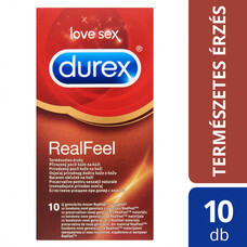 Durex Real Feel - latexmentes óvszer (10db)
