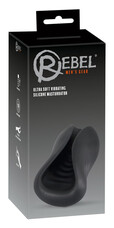 Rebel - akkus, szilikon péniszvibrátor (fekete)