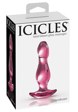 Icicles No. 73 - péniszes anál dildó (pink)