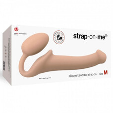 Strap-on-me M - pánt nélküli felcsatolható dildó - közepes (natúr)