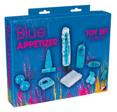 You2Toys - Blue Appetizer - vibrátoros készelt (8 részes)