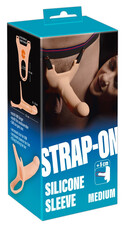 You2Toys - Strap-on - felcsatolható, üreges dildó (közepes) - natúr