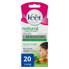 Veet Natural Inspirations - hideggyanta szalagok - arcra (20db)