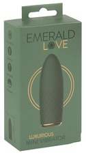 Emerald Love - akkus, vízálló mini vibrátor (zöld)