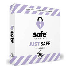 SAFE Just Safe - standard, vaníliás óvszer (36db)