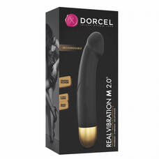 Dorcel Real Vibration M 2.0 - akkus vibrátor (fekete-arany)