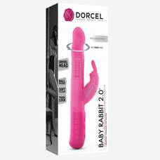 Dorcel Baby Rabbit 2.0 - akkus, csiklókaros vibrátor (pink)