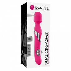 Dorcel Dual Orgasms - akkus, 2in1 masszírozó vibrátor (pink)