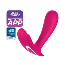 Satisfyer Top Secret - akkus, okos 2 motoros vibrátor (pink)