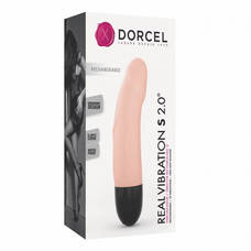 Dorcel Real Vibration S 2.0 - akkus vibrátor (natúr)