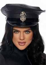 Forplay - rendőrnő sapka (fekete)