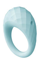 Aquatic Zelie - akkus, vízálló vibrációs péniszgyűrű (kék)