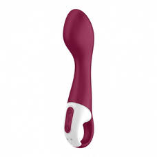 Satisfyer Hot Spot - akkus, melegítő G-pont vibrátor (piros)