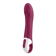 Satisfyer Big Heat - akkus, melegítő G-pont vibrátor (piros)