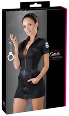 Cottelli Police - rendőrnő jelmez ruha (fekete) [S]