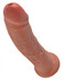 King Cock 8 dildó (20 cm) - natúr