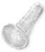 King Cock Clear 6 - tapadótalpas dildó (15cm)