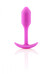 b-vibe Snug Plug 1 - anál dildó belső súllyal (55g) - pink