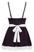 Cottelli - szobalány ruha köténnyel (fekete-fehér) [XL]