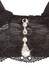 Abierta Fina - csillogó csipke varázs - melltartó szett (fekete) [S]
