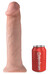 King Cock 14 - tapadókorongos, nagy dildó (36cm) - natúr