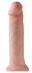 King Cock 14 - tapadókorongos, nagy dildó (36cm) - natúr
