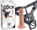 King Cock Strap-on 6 - felcsatolható dildó - natúr