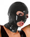 LATEX - szopó maszk (fekete)