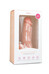 Easytoys - tapadókorongos, herés dildó (17,5cm) - natúr