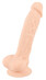 Silexd 7 - tapadókorongos dildó - 17,5cm (natúr)