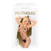 Penthouse Body Search - nyitott, necc overall (fekete) [S-L]