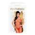 Penthouse Body Search - nyitott, necc overall (piros) [S-L]