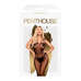 Penthouse Dirty Mind - nyitott necc overall (fekete) [S-L]