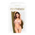 Penthouse Double Spice - fodros, csipkés melltartó szett (nude) [S/M]