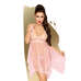 Penthouse Naughty Doll - csipke ruha és tanga (pink) [S/M]