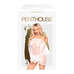 Penthouse Lip Smacker  - csipkés, ejtett vállú ruha alsóval (fehér) [L/XL]