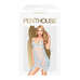 Penthouse Naughty Doll - aszimmetrikus, csipkés ruha tangával (kék) [L/XL]