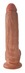 King Cock 9 herés dildó (23 cm) - barna