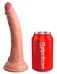 King Cock Elite 7- tapadókorongos, élethű dildó (18cm) - natúr