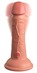 King Cock Elite 6 - élethű vibrátor 15cm (sötét natúr)