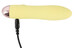 Cuties Mini Yellow - akkus, szilikon rúdvibrátor (sárga)