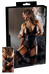 Cottelli Bondage - fényes body bilincsekkel (fekete) [S]