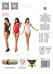 Passion BS064 - nyitott necc body (piros) - S-L