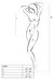 Passion BS064 - nyitott necc body (piros) - S-L